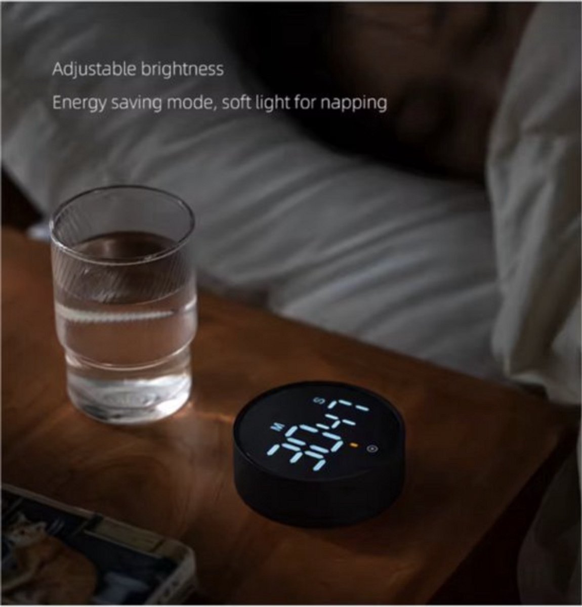 Digitale Kookwekker - Keukenwekker - Timer en Stopwatch - Eierwekker - Douche timer - Magneet - Met Draaiknop - Zwart — cadeau in Kookcadeaus - foto 6