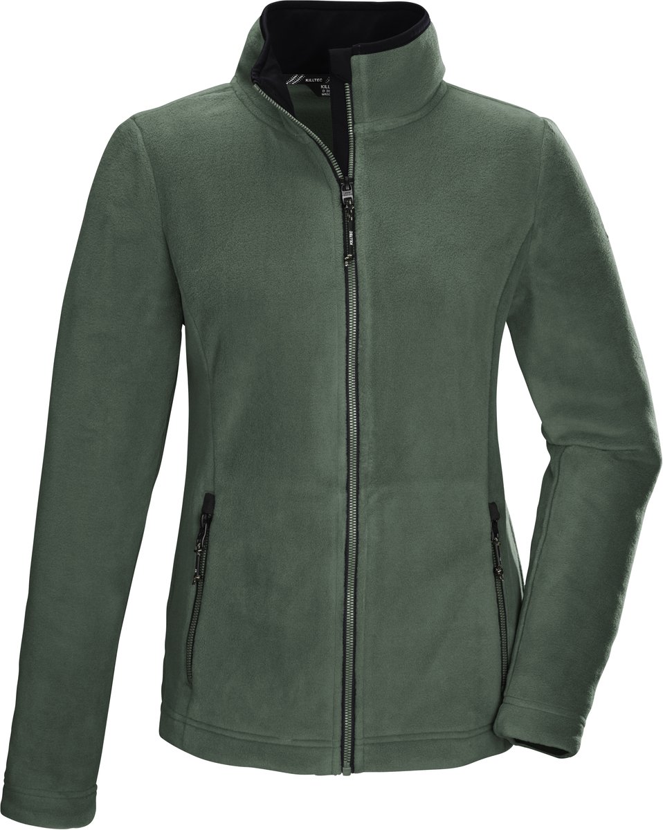 Killtec KOW 3 Women Fleece Jacket Outdoorvest Dames Groen