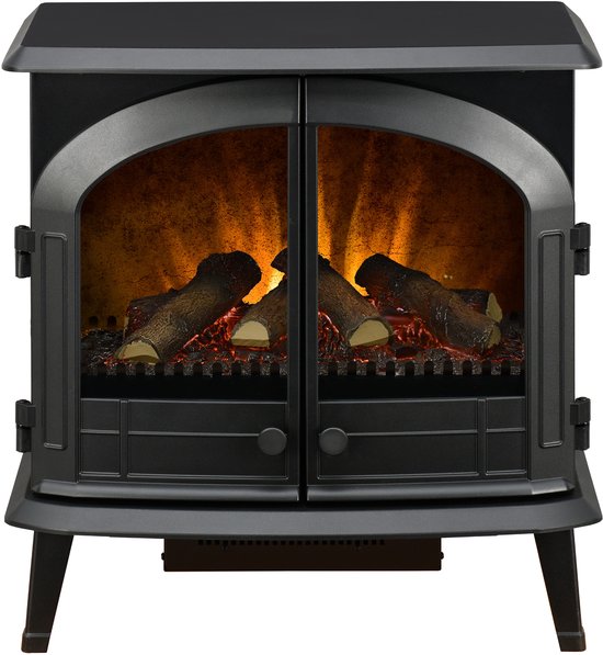 Cheminée électrique Dimplex Emberley - Effet de flamme 3D avec chauffage et foyer - Cheminée LED avec effet de flamme Optiflame - Réchauffeur d'air 2 kW - Comprend une télécommande et un contrôle par application