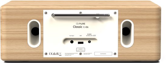 Pure Classic C-D6 Cotton White/Chêne EU/UK