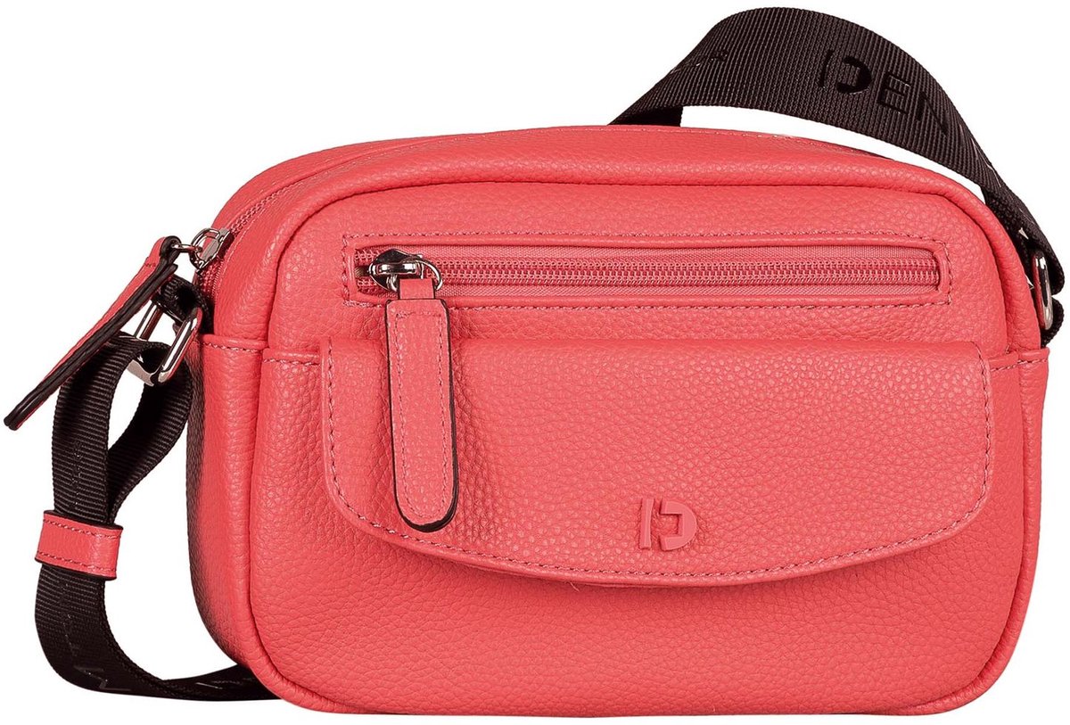 TOM TAILOR schoudertas Fara Cross Bag Coral koraalrood