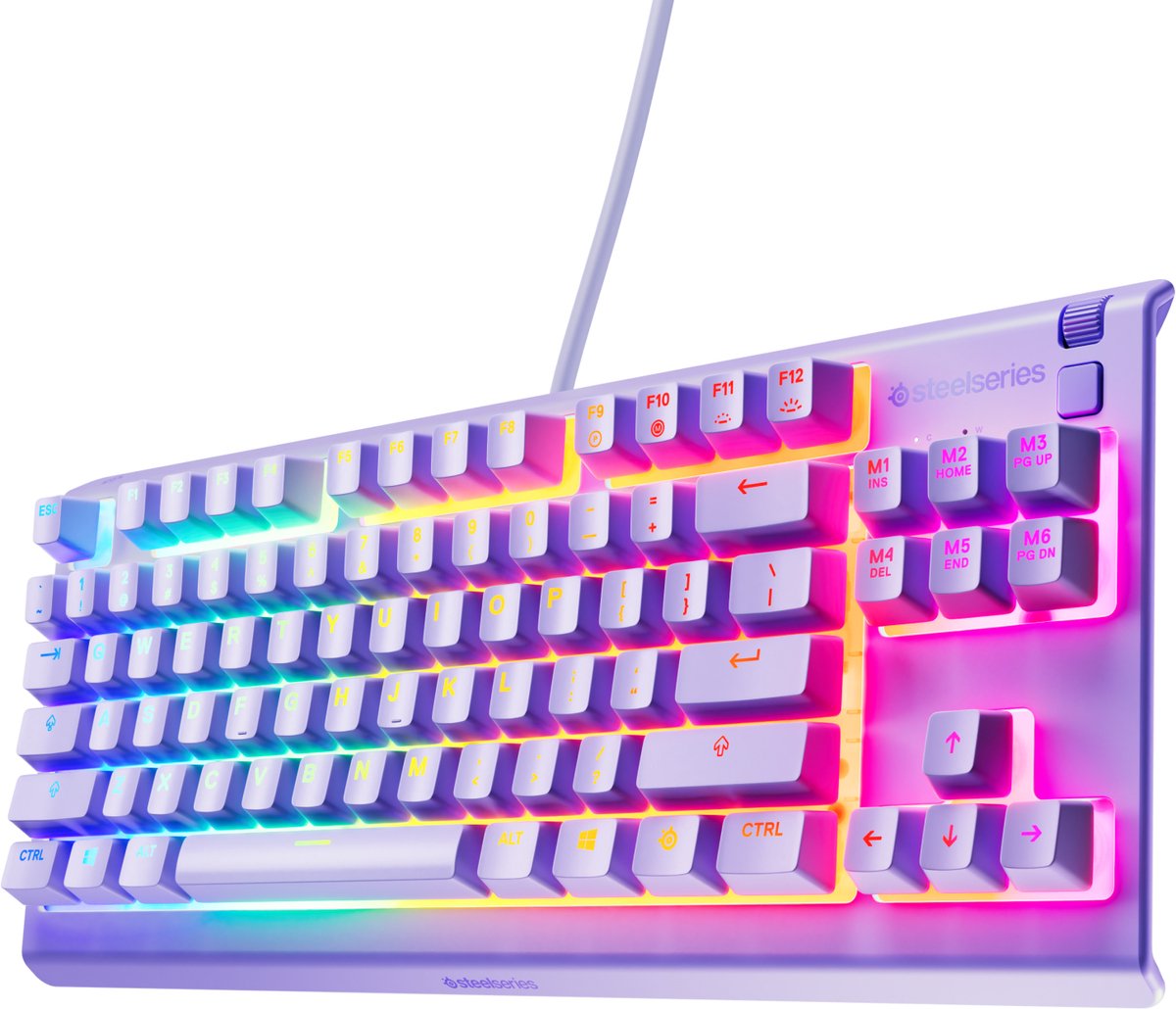 SteelSeries Apex 3 TKL Lavendel Qwerty