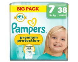 Pampers Premium Protection Luiers - Maat 7 - 38 Stuks - 15kg+