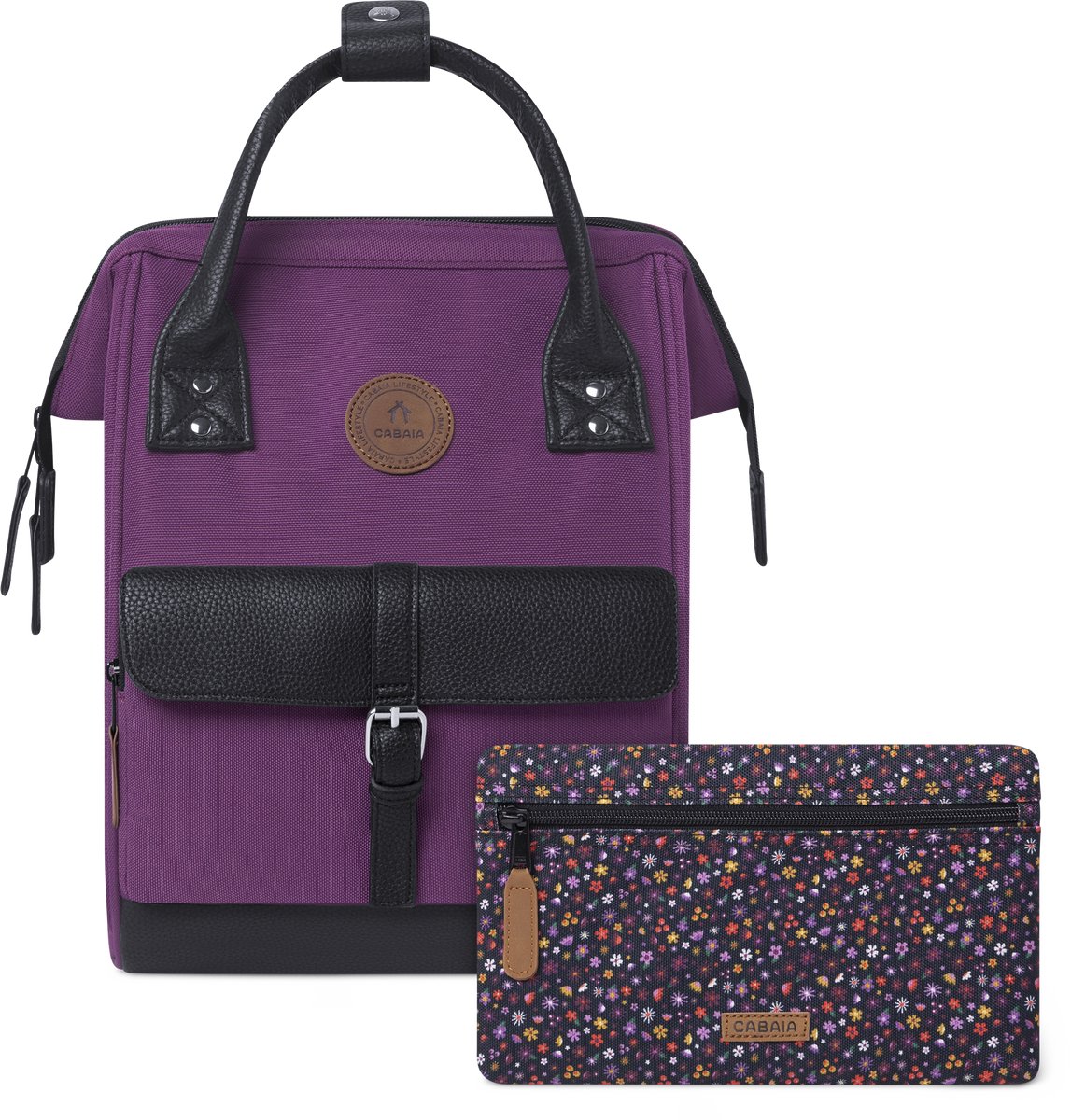 CABAIA - Rugzak Adventurer Small 10L Singapur, Computercompartiment 10,5", Levenslange garantie, Brede opening - Violett