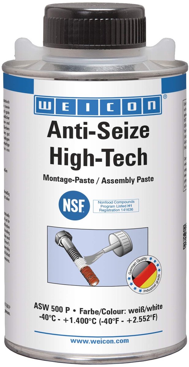 WEICON Anti-Seize High-Tech – Montagepasta 500 g – Metaalvrije corrosiebescherming