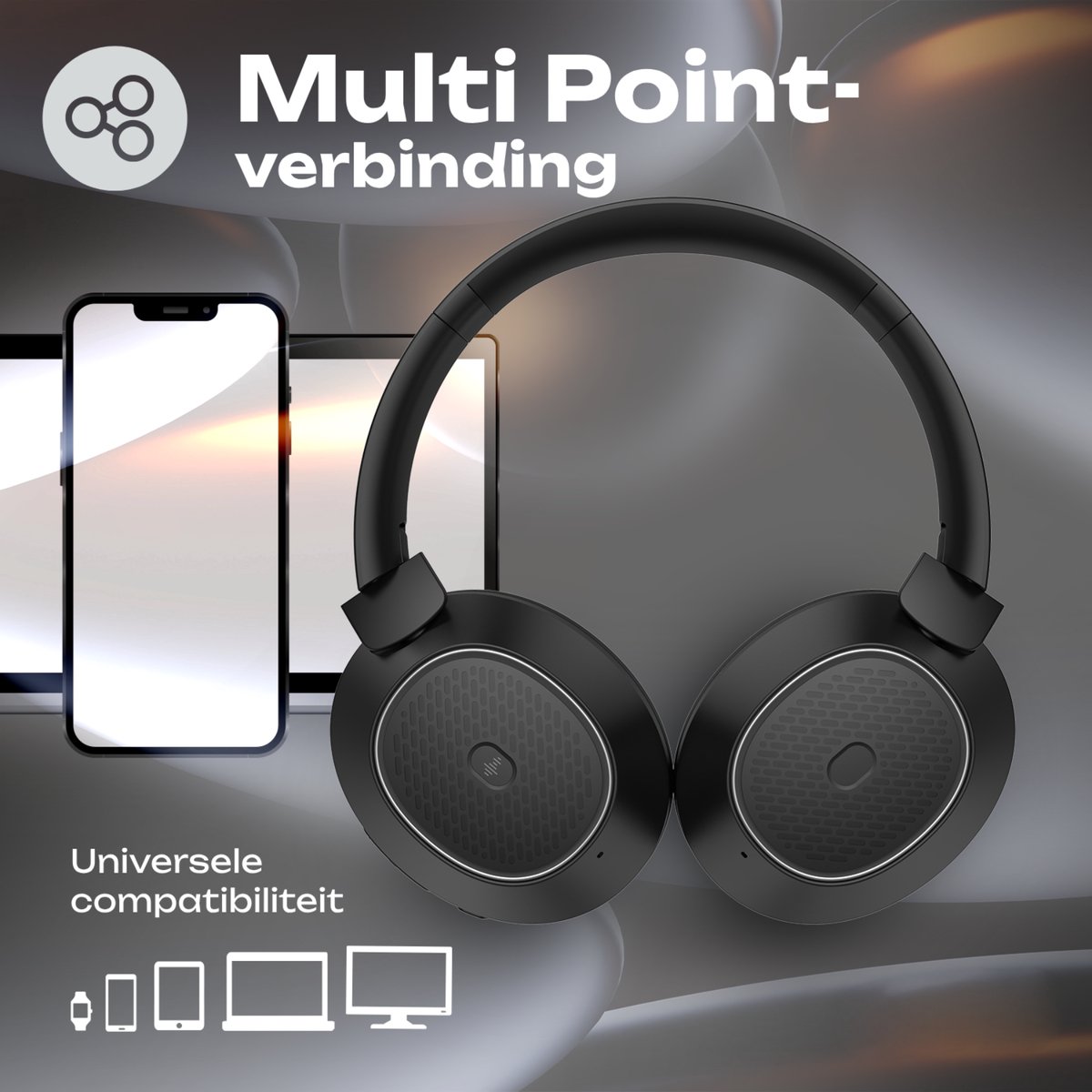 PowerLocus Universe Active Noise Cancelling Koptelefoon - afbeelding 3