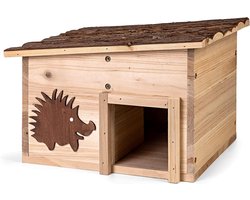 Lexium Egelhuisje Met Inlooptunnel - Egelhuisje Waterdicht - Egelhuisje waterdicht Goedkoopste - Egelhuisje Hout