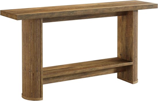 Tribesigns Consoletafel, 140 x 30 x 80 cm, bijzettafel, gangtafel, salontafel voor kleine ruimtes, consoletafel met opbergruimte in de hal voor entree, woonkamer, tafel