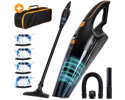 Innovixpro® Kruimeldief – Kruimeldief met steel – Nat&Droog – Handstofzuiger – 17000Pa ! – ExtremeZuigkracht – Kruimeldief snoerloos – Kruimelzuiger – Autostofzuiger – Incl 4 filters – Jouw ultieme schoonmaakpartner – Nat&droog – InclusiefReistas