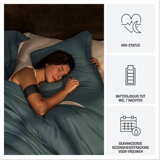 Garmin Index Sleep Monitor - S-M - Slaaptracker - Machinewasbaar - Zwart van Garmin — afbeelding 5