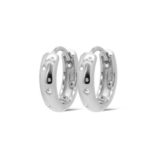 Karma Oorringen Hinged Hoops Sally Zilver