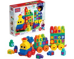 MEGA Bloks ABC muziektrein - 50 blokken - Bouwstenen met geluiden