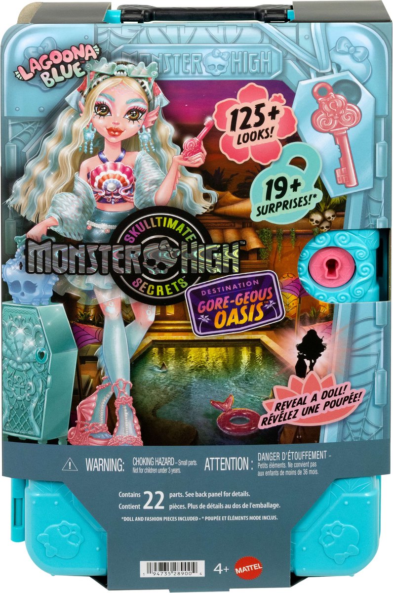 Monster High Skulltimate Secrets - Lagoona Blue Oasis - Modepop — afbeelding 6