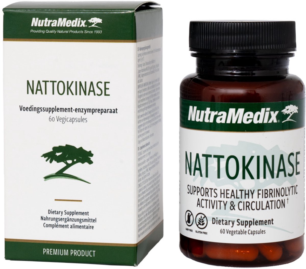 Nutramedix Nattokinase zonder vitamine K 60 Capsules