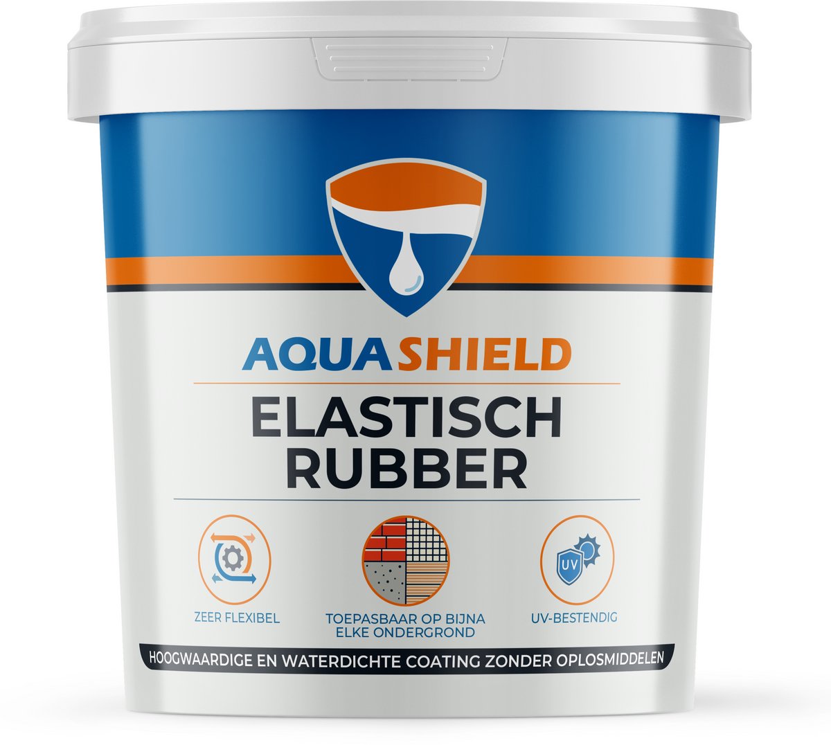 Aquashield Elastisch Rubber - Emmer, 5 KG - Liquid Rubber