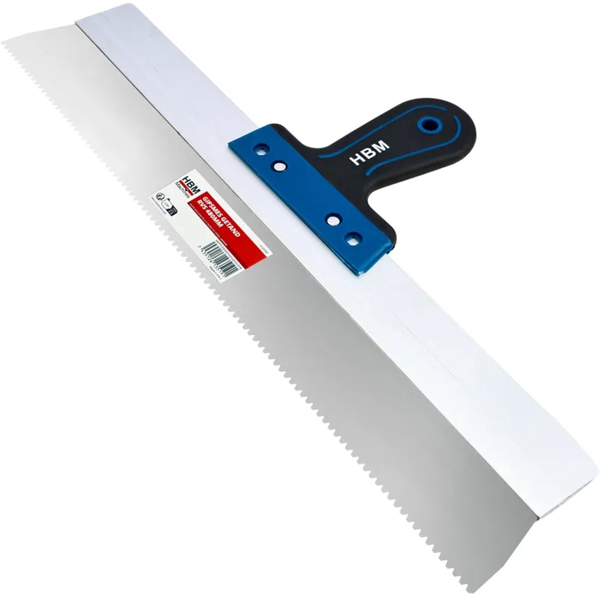 Gipsmes Getand RVS 480 MM