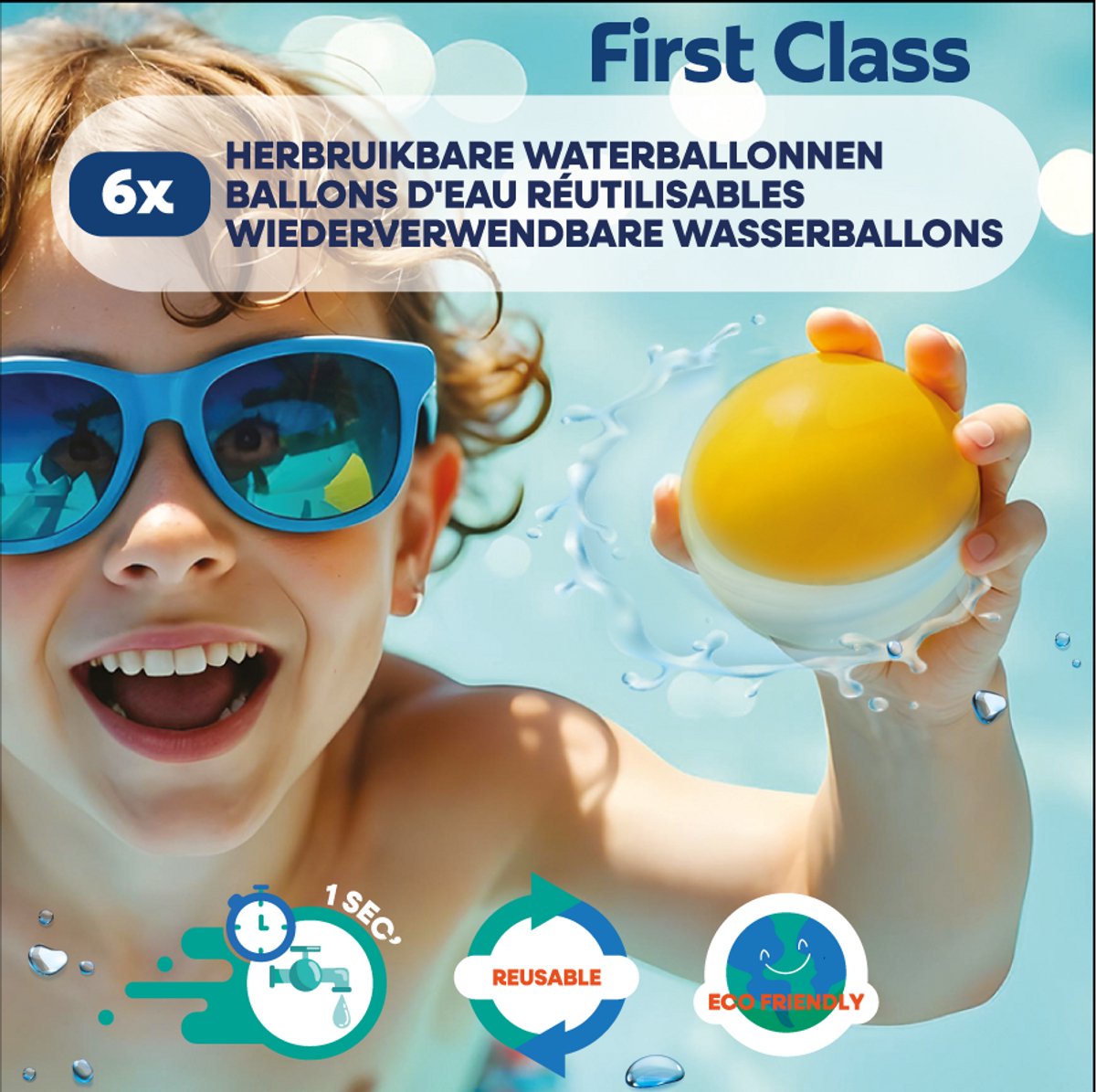 Herbruikbare Waterballonnen – Set van 6 stuks – Silicone – Zelfsluitend & Herbruikbaar - Zomer Speelgoed