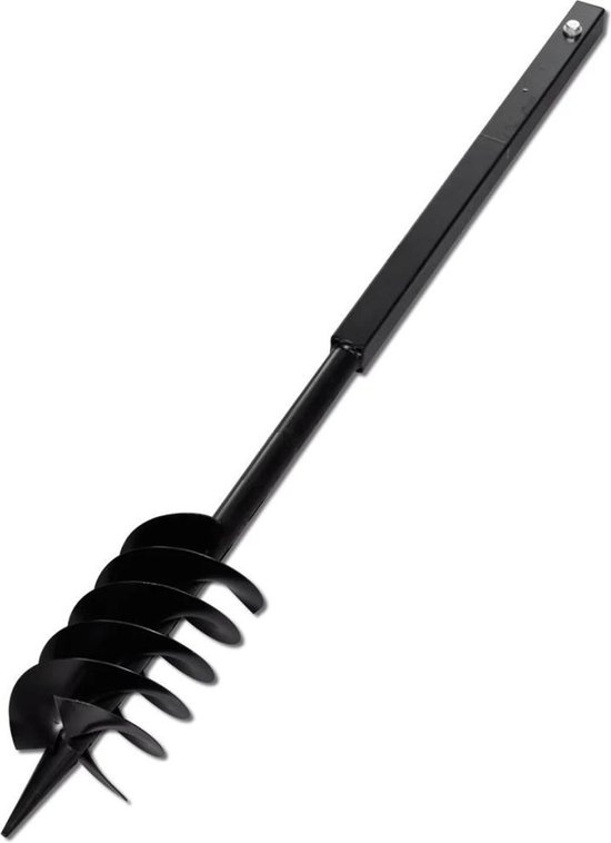 vidaXL - Grondboor - met - handvat - en - schroefkop - 150 - mm - (zwart) van VidaXL — afbeelding 3