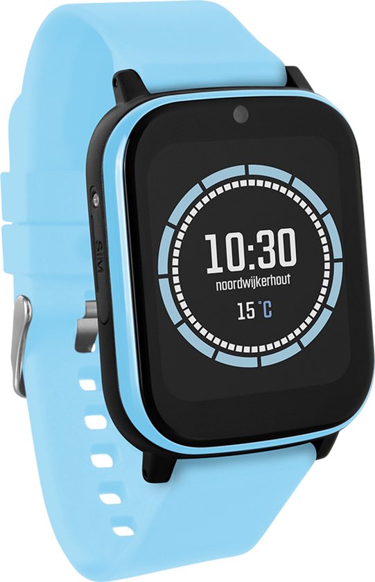 One2track Connect NEXT Blauw | GPS horloge voor kinderen | Bekijk de locatie van je kind. Stel veilige zones in. En videobellen met de leukste smartwatch voor kinderen