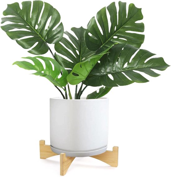 BADALU Verstelbare bamboe plantenstandaard voor planten uit het BADALU Verstelbare bamboe plantenstandaard voor planten uit het