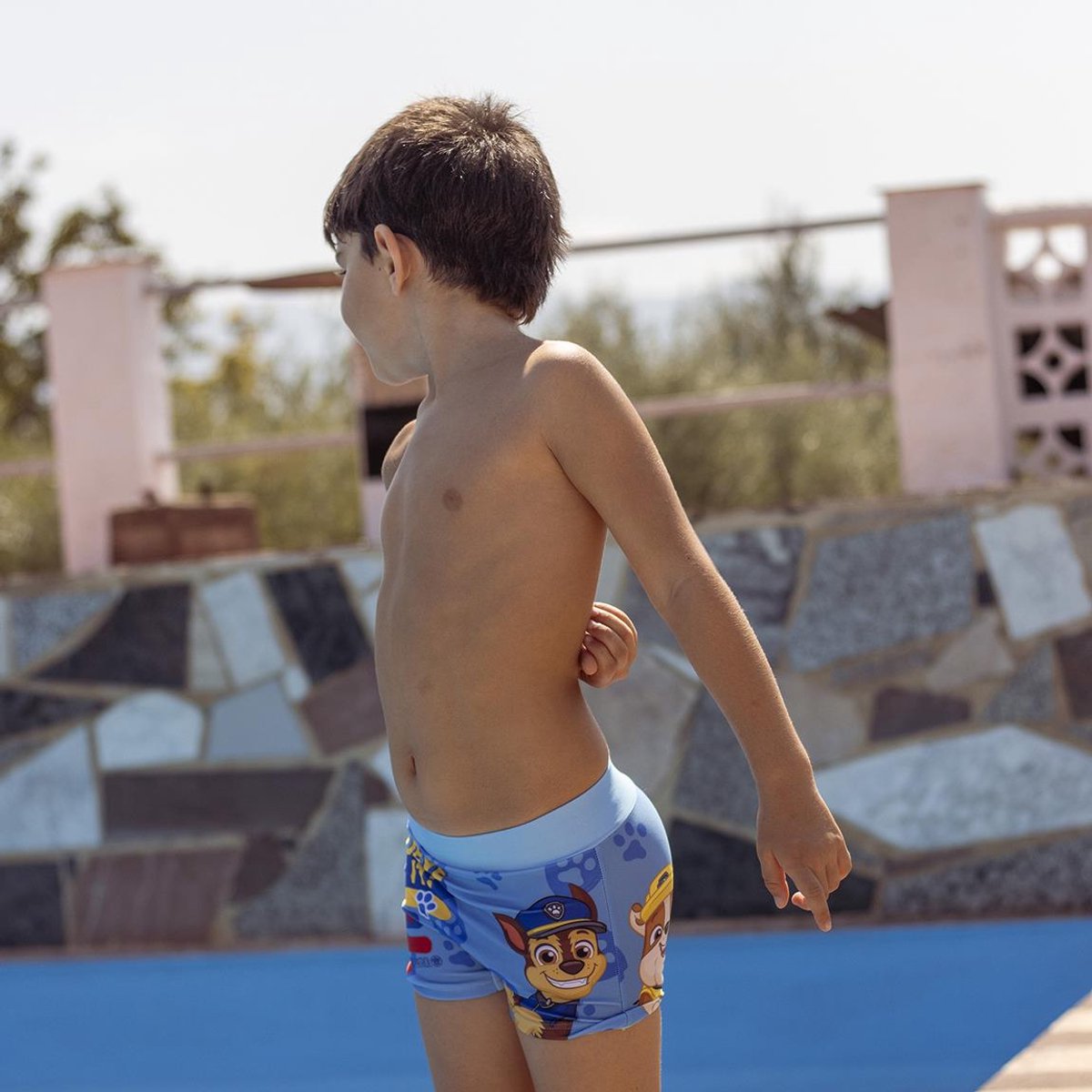 Paw Patrol Zwembroek Jongens - Zwemshort met Chase, Marshall & Rubble - Blauw Design — afbeelding 3