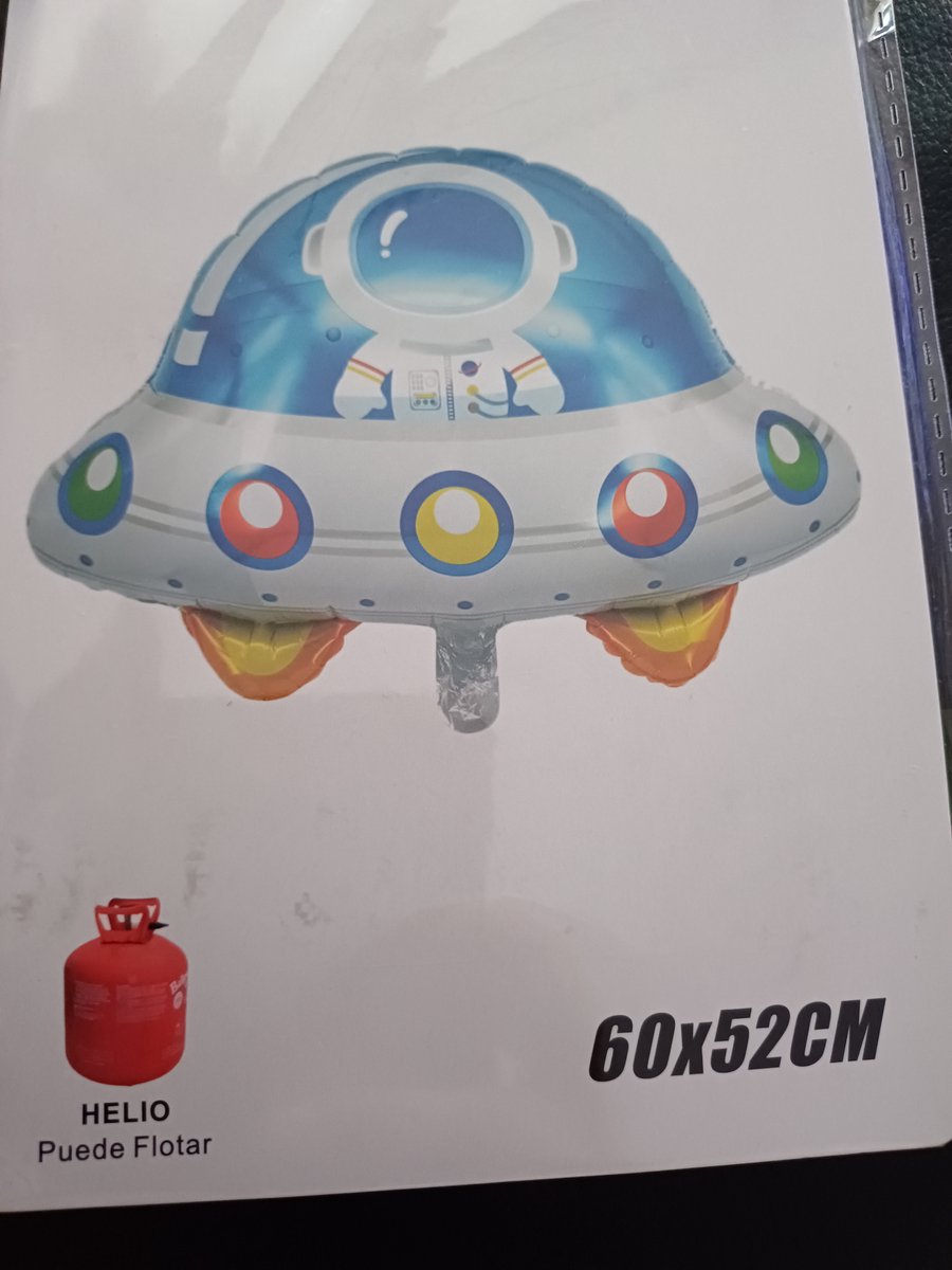 Folieballon ruimtevaarder 60x52cm