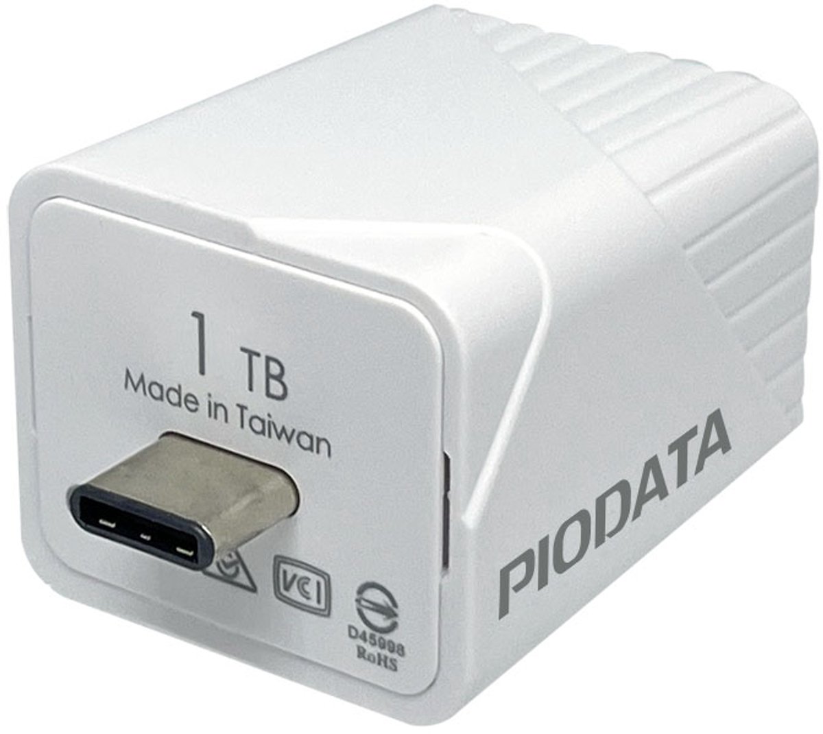 Back-up foto's en video terwijl je telefoon oplaadt iXflash CUBE 1024GB USB-C PioData