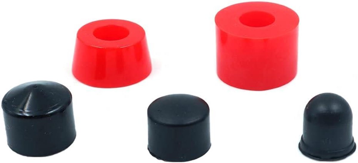 Allecto Plus - Skateboard Truck Rebuild Kit - 10 stuks - Onderdelen voor Trucks - Bussen en Pivot Cups - Gereedschap voor Skateboard Reparatie - Outdoorsport Accessoires