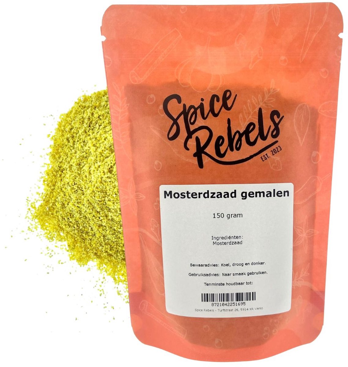 Goedkoopste Spice Rebels - Mosterdzaad gemalen - zak 150 gram