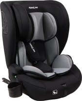 MamaLoes Mick Zwart/Grijs Isofix 76-150 cm i-Size Autostoel