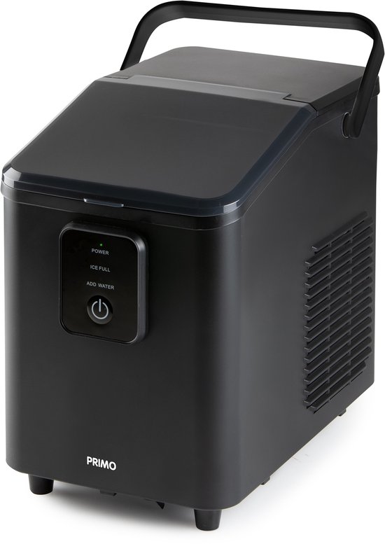 PRIMO PR409IB IJsblokjesmachine - IJsblokjesmaker met IJsschep - 1L - 12kg/24u - 9 min. - Mat zwart van Merkloos — afbeelding 2