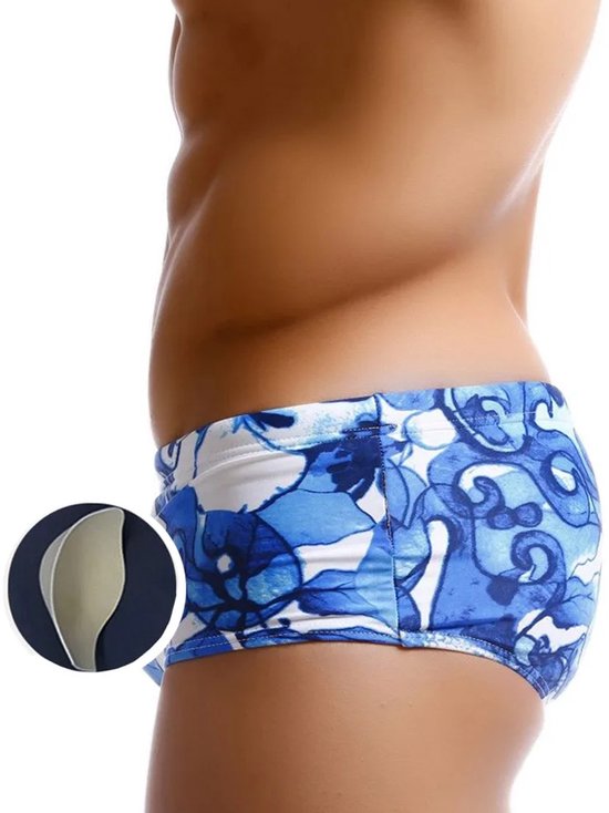 Short de bain moulant avec coussinet - Pénis non visible - Homme - Sport - Taille XL