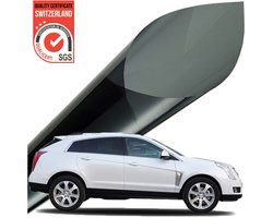 Homewell® Auto Raamfolie HR++(+) 75x300 - Tint Folie | Zonwerende Auto Folie - Verduisterend - 20% lichtdoorlatend