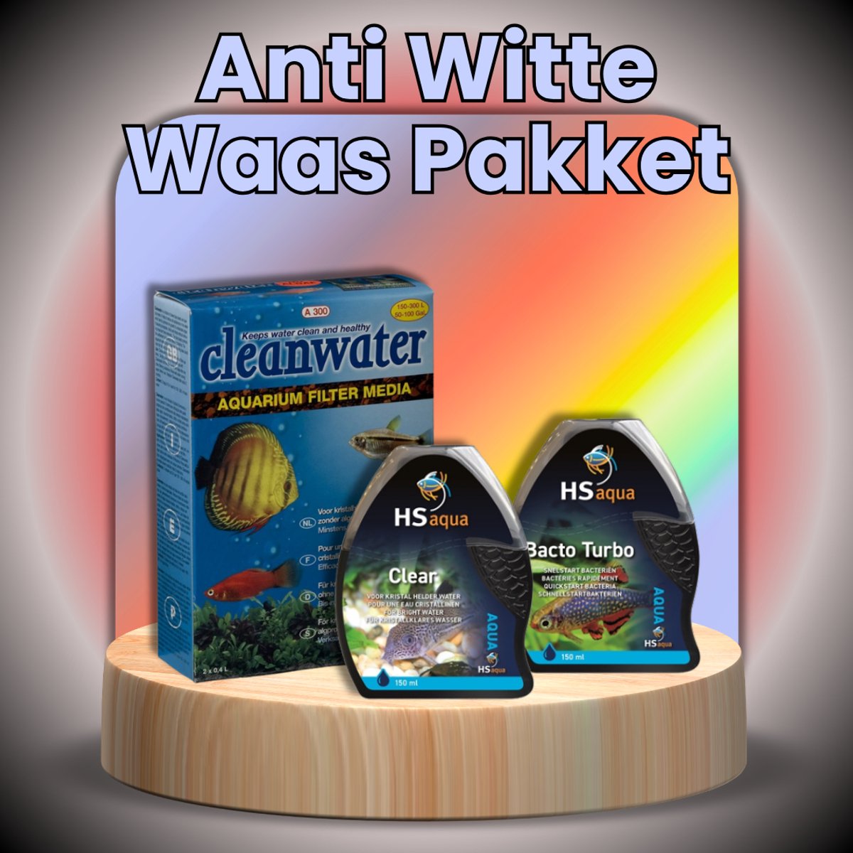Anti Witte Waas Pakket – Herstel de Helderheid van uw Aquariumwater