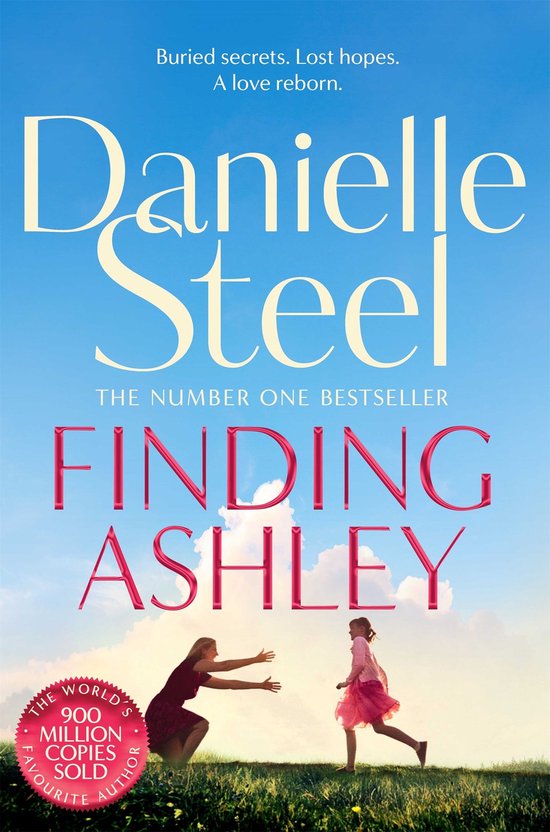 Boekcover met op de voorgrond een vrouw die naar een meisje reikt. Boven de titel 'Finding Ashley' in grote letters.