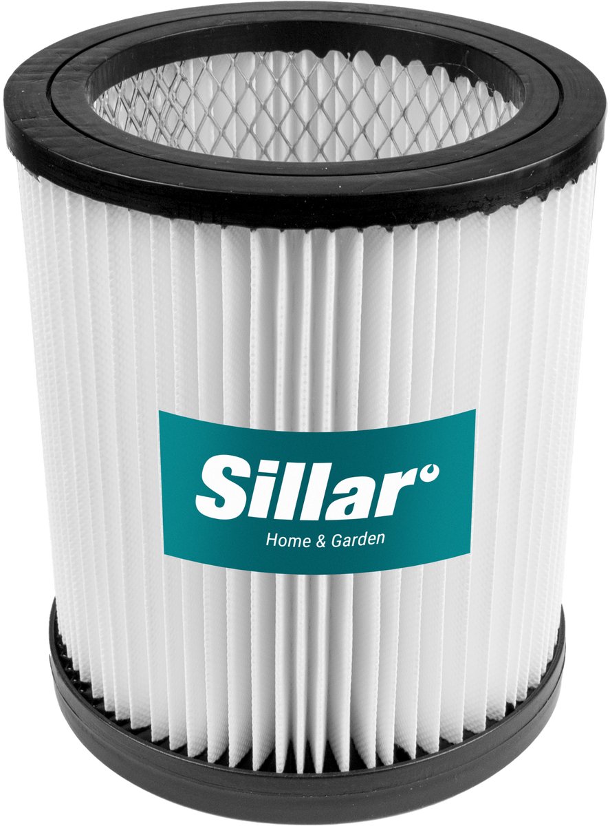 Sillar, stofzuigerfilter, wasbaar, van stof, anti-allergeen, geschikt voor Parkside PWD 12, 20, 25, 30, 35, PNTS 1400 H4, STIHL SE 33, vervanging voor filters 91096424, SE017035900, 1 stuk, 15,6 x 14 x 9,9 cm