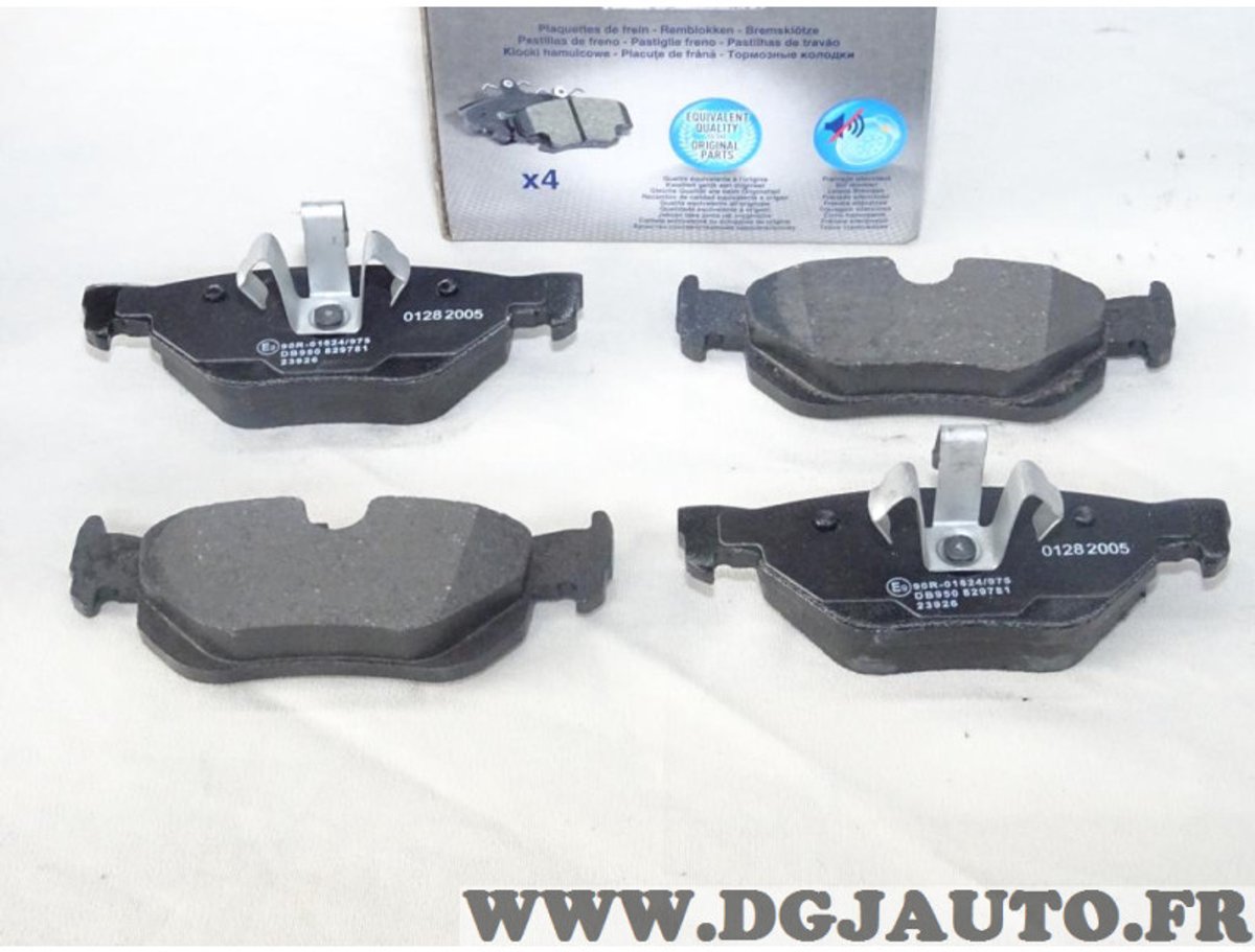 Norauto Remblokken Set NRP4324 – Achteras, 4 stuks – Anti-geluid Coating – OEM Kwaliteit – Geschikt voor Renault Koleos I