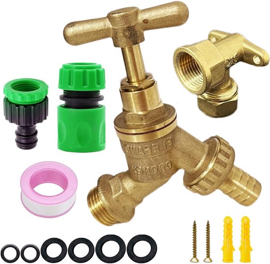 Moritz Tuinkraan fontein met wateraansluiting inlaat 3/4 inch nostalgie