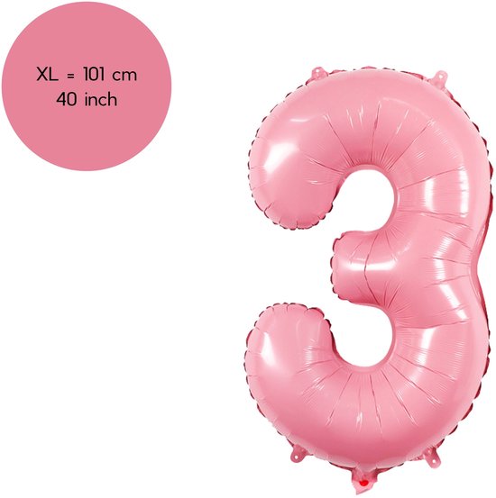 Baby Fles Ballon - Roze XL 82x43 - Folie ballon - Themafeest