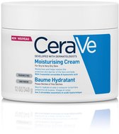 CeraVe Hydraterende Crème - voor Droge tot Zeer Droge Huid - Met Hyaluronzuur en 3 Essentiële Ceramiden - 340g