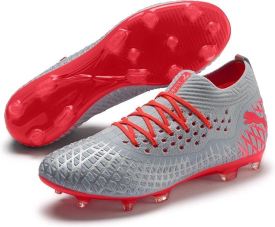 PUMA FUTURE 4.2 NETFIT FG/AG Voetbalschoenen Heren - Glacial Blue-Nrgy Red  - Maat 44.5 | bol.com