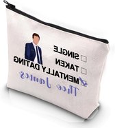 Allecto Plus - Makeup Bag voor T James Fans | Mentally Dating T James | Cosmetica Tas | T James Merchandise | Fan Tas met T James Print