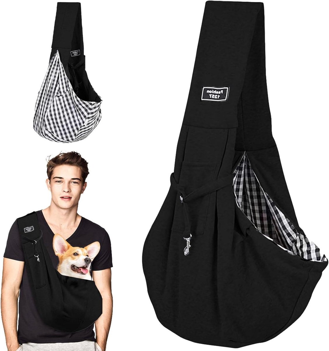 Up to 10 kg - Pet Dog Carrier Bag with Adjustable Shoulder Strap for Walks and Outdoor Activities