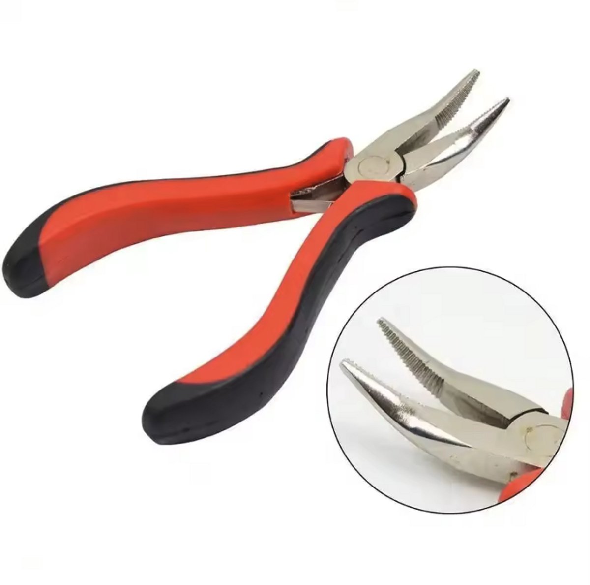 Extension tang - Haarextension tang - Microring Tool - Verwijder tang - Inzet tang voor Hair Extensions - Zwart/Rood - Kappers gereedschap - CHPN