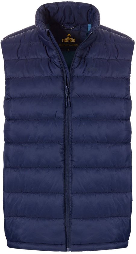 NOMAD® Bodywarmer Heren | Maat XL | Donkerblauw | Outdoor Bodywarmer Waterafstotend | Zakken met rits