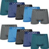 GIANVAGLIA® Microfiber Boxershorts Heren - 10-Pack - Uomo - Naadloos - Patroon - Mix - Maat XL/XXL