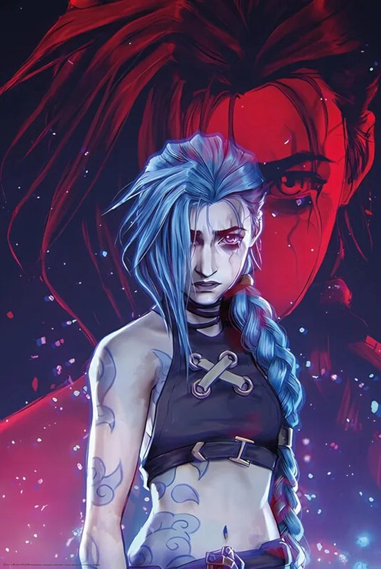 Arcane Jinx Poster – League of Legends – 91,5 x 61 cm