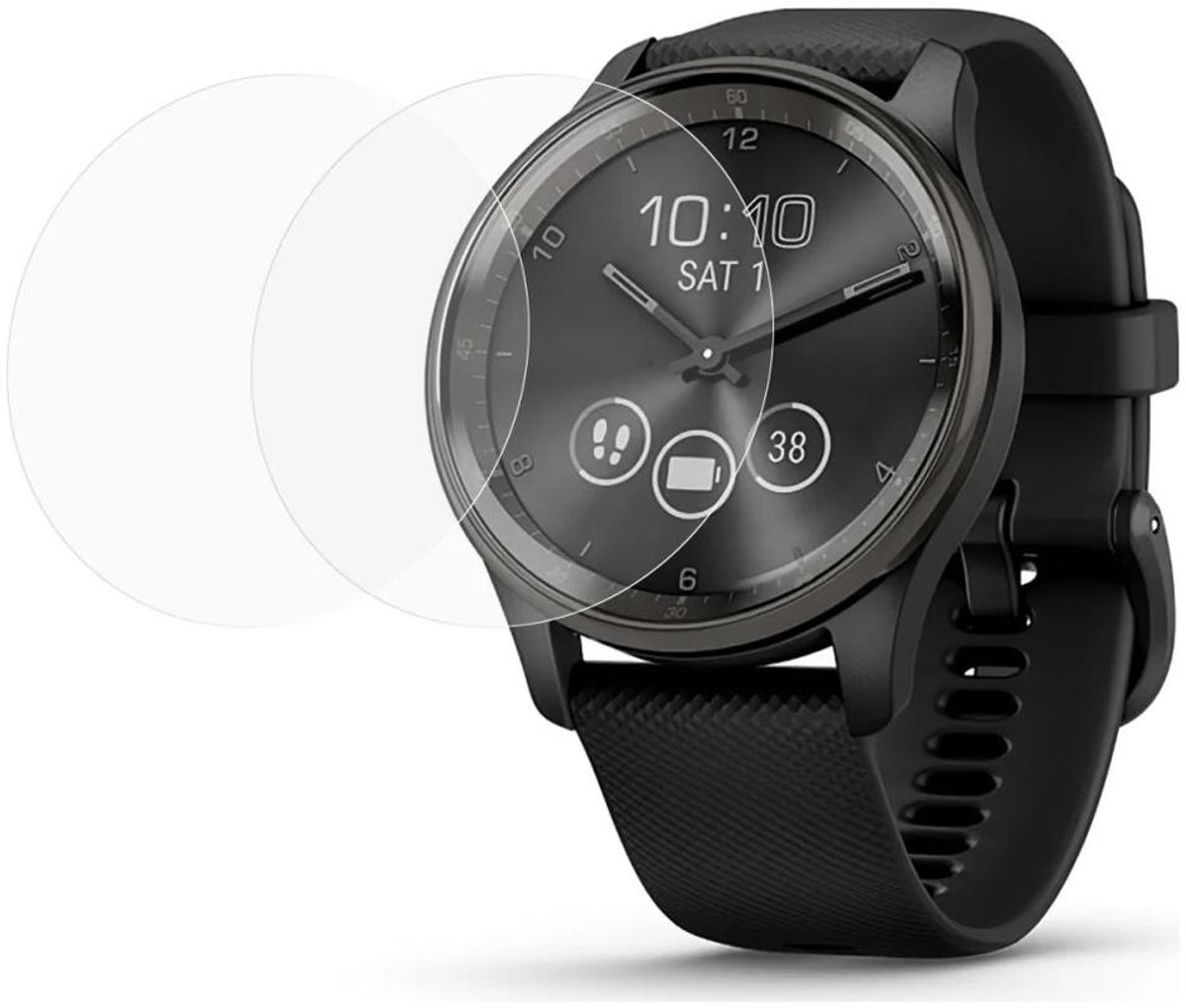 Screen Protector TPU Screen Protector (2-Pack) Geschikt voor Garmin Vivomove Trend