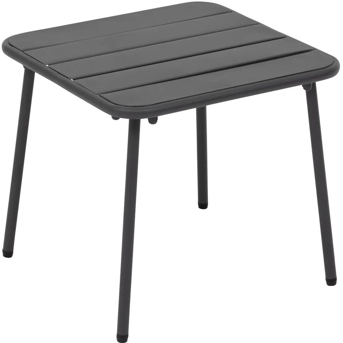 Hesperide Bijzettafel / tuin salon tafel Phuket - metaal - antraciet - 45 x 45 x 41 cm - voor buiten
