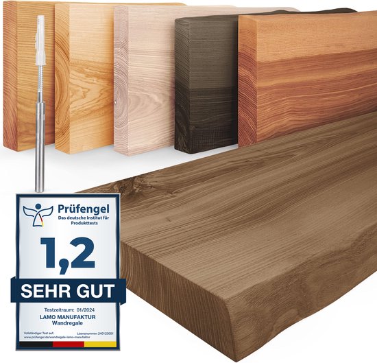 Visual Reference: Lamo Manufaktur Houten Plank Met Natuurlijke Rand Zwevende Plank
